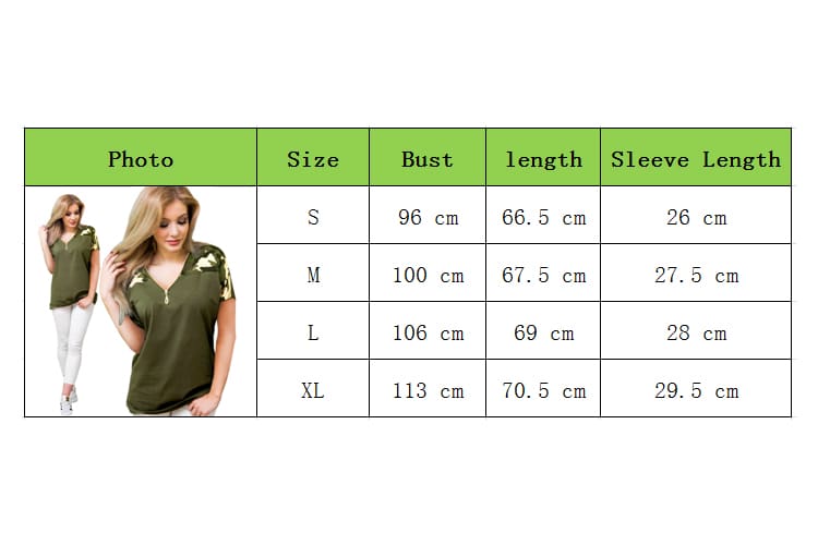 Women Ladies Summer Loose Top Short Sleeve Leopard Zipper Casual V-Neck Tops T-Shirt