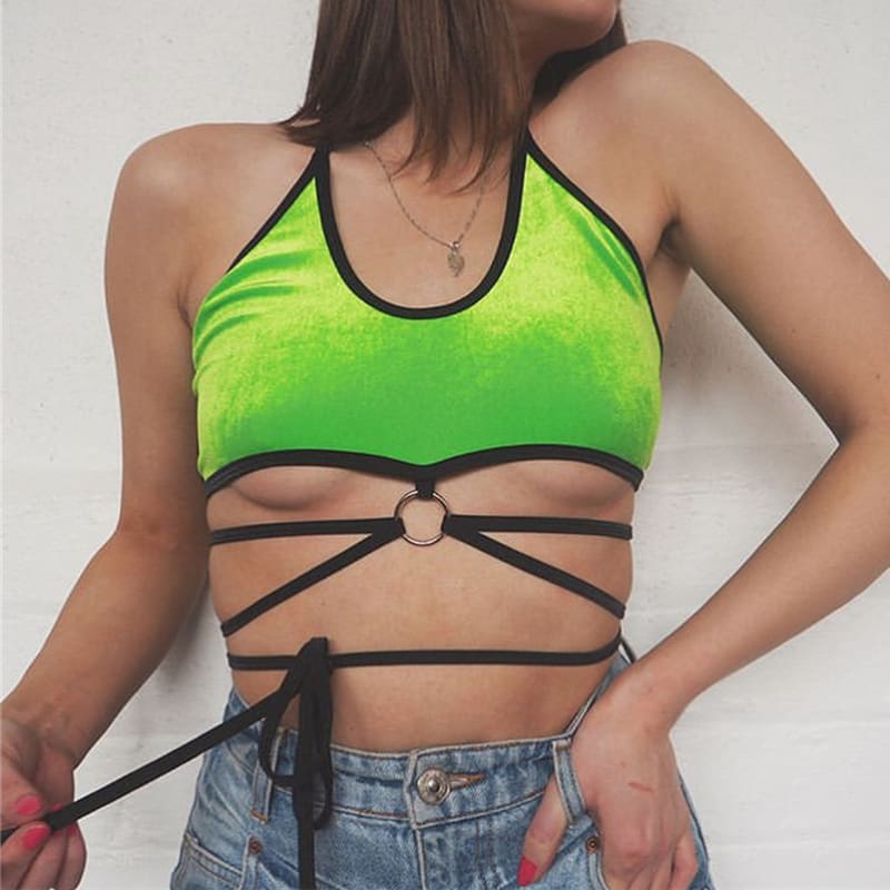 Hot Women Sexy Fashion Summer Skinny Crop Tanks Camisole Skinny Nightclub Party Beach Stylish Short Tanks Sun-Tops