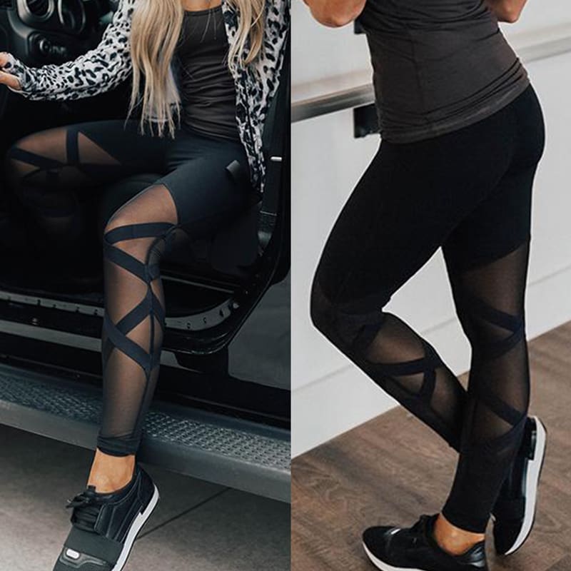 Women Ladies Fitness Sport Leggings Running Gym Pants New Fashion High Waist Fitness Jogging Casual Pants Trousers