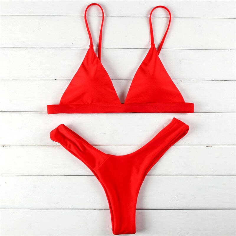 Women Bikinis Set Pushed Up Padded Bra Women Swimwear Back Adjustable Hasp Swimsuits Women Bathing Suits Beachwear