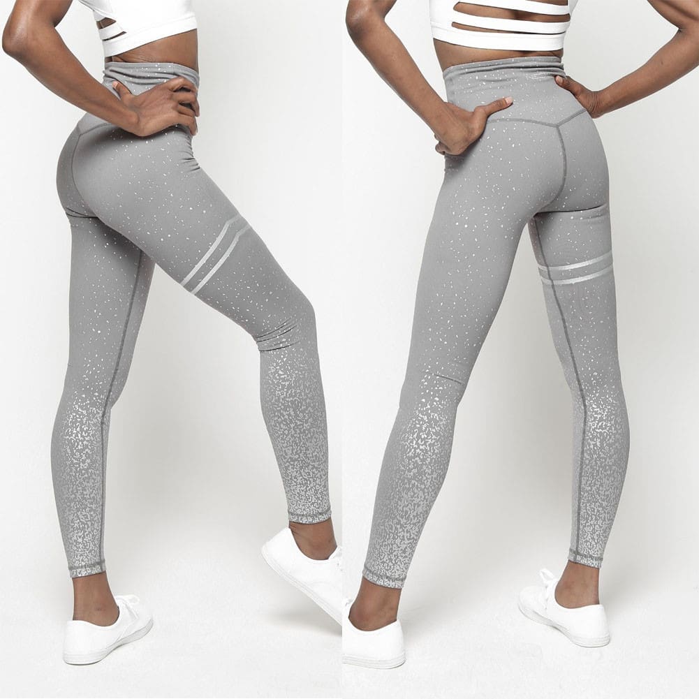 High Waist Gym Leggings Women Running Fitness Clothing Wear Jogging Pants Casual Workout Athletic Floral Skinny Pants