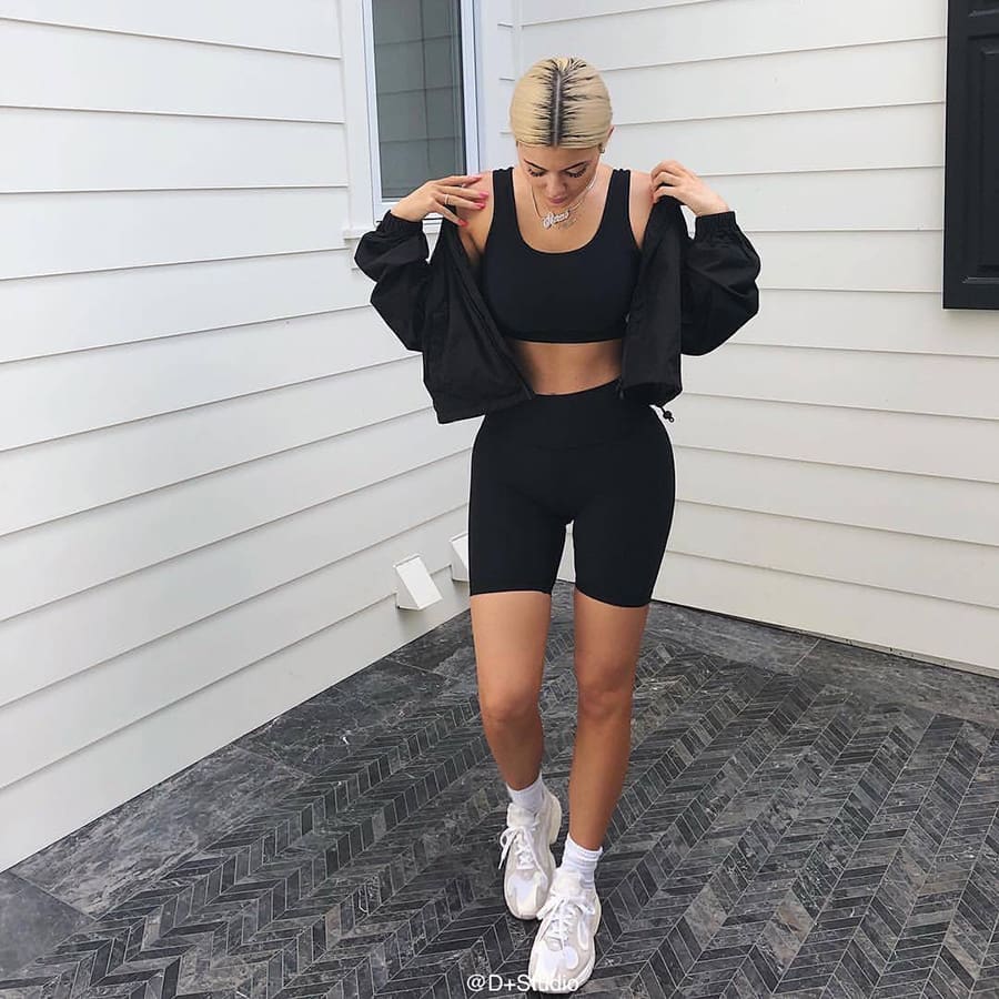 Summer Women High Waist Plain Stretchy Basic Sports Shorts Athletic Gym Fitness Running Trousers Solid Casual