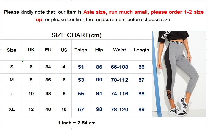 Women Casual Fitness Leggings Running Gym Sport High Waist Jogging Stretch Slim Pants Trousers Workout Wear