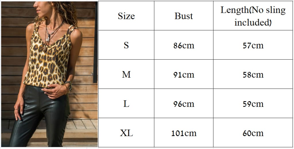 Leopard Print Women Summer Vest Sleeveless Loose Camisole Ladies Casual V-Neck Tank Tops Blouse Shirt New