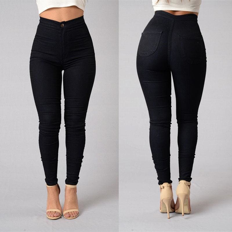 Female Trousers High Waist Stretch Slim Pencil Trousers Women Clothing Pants Sexy Ladies Plus Size Skinny Pants S-3XL