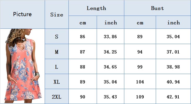 New Women Casual Loose Tunic Floral Dress Ladies Casual Beach Swing Strappy Cami Pocket Summer Party Dress Sundress