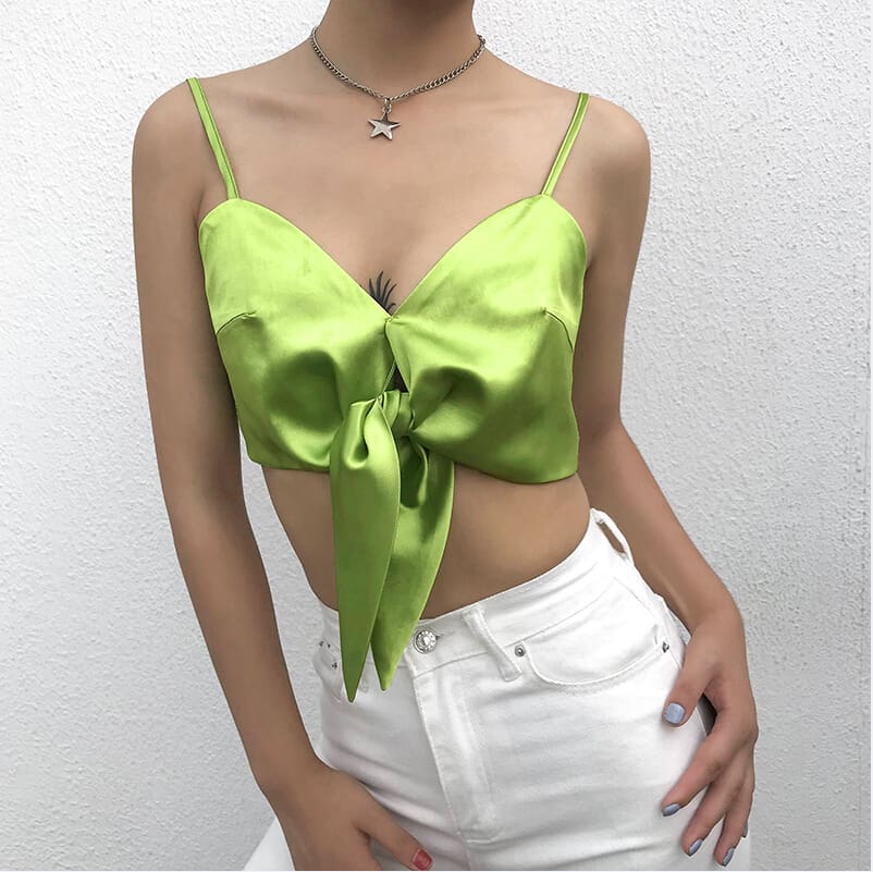 Women Crop Top Summer Casual Tank Tops Ladies Beach Club Shirt Vest Wrap Chest Bra Camisole Blouse Summer Clothes