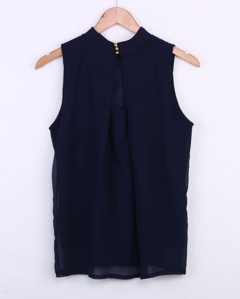 2019 New Fashion Women Summer Vest Chiffon Sleeveless Casual Tank Tops Elegant Ladies Shirt Holiday Clothing