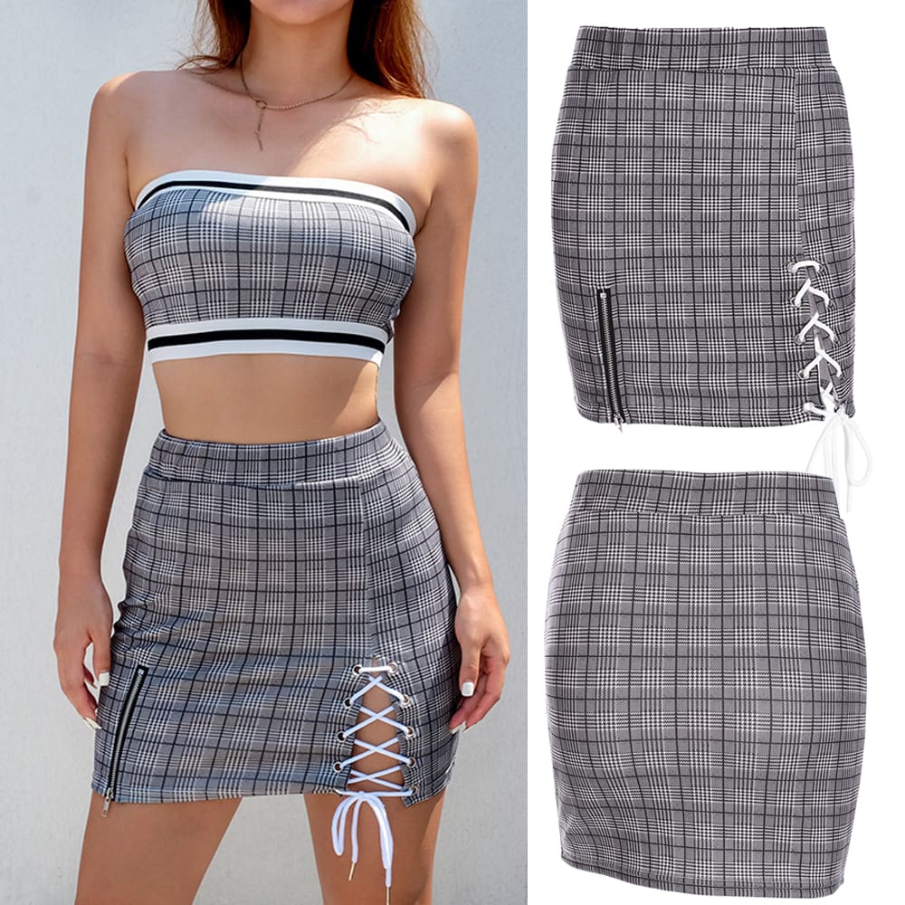 Fashion Women High Waist Denim Skirt Sexy Ladies Bodycon Summer Slim Fit Casual Beach Pencil Mini Skirt