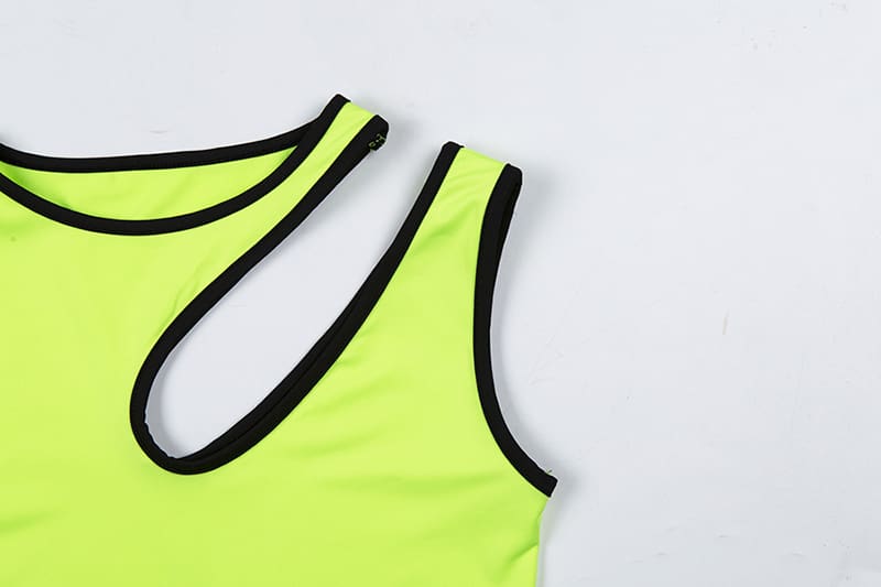 Women Fashion Gym Hollow Fitted Camisole Summer Ladies Casual Sport Tank Top Crop Vest Blouse Shirt Tee