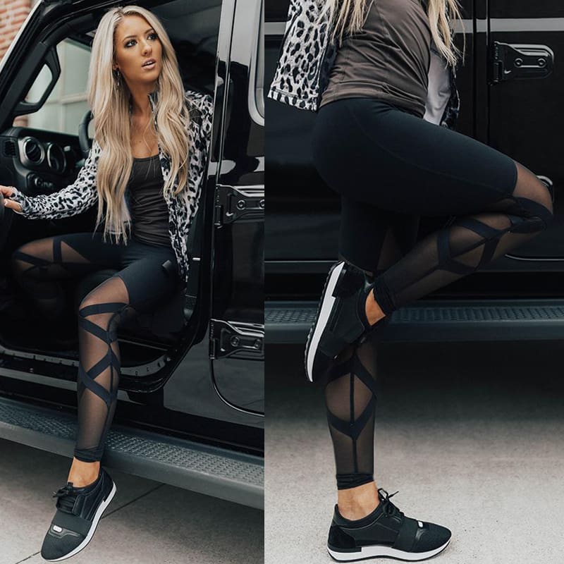 Women Ladies Fitness Sport Leggings Running Gym Pants New Fashion High Waist Fitness Jogging Casual Pants Trousers