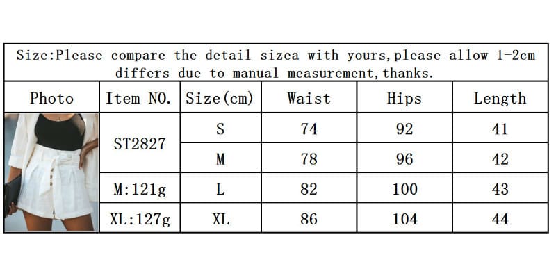 Women High Waist Bowknot Tie Belt Shorts New Fashion Ladies Solid Casual Summer Beach Button Short Trousers