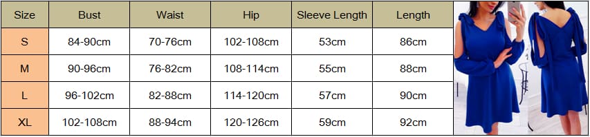 New Women Summer Dress Cold Shoulder V-Neck Long Sleeve Elegant Ladies Solid Casual Vintage Short Mini Dress