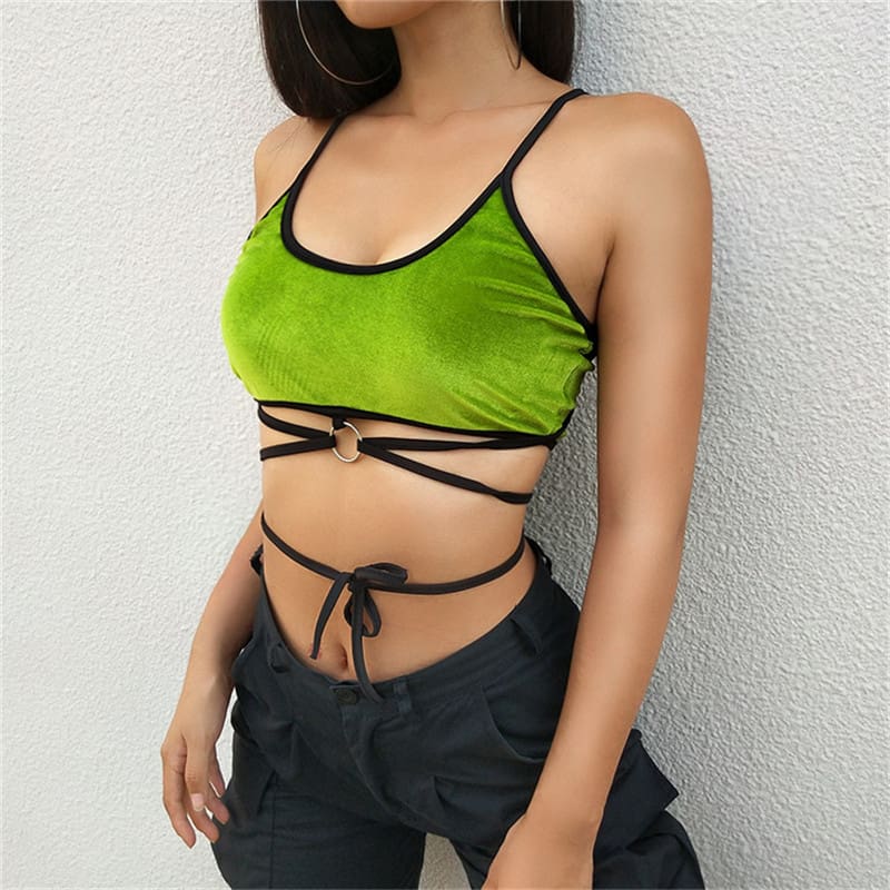 Hot Women Sexy Fashion Summer Skinny Crop Tanks Camisole Skinny Nightclub Party Beach Stylish Short Tanks Sun-Tops