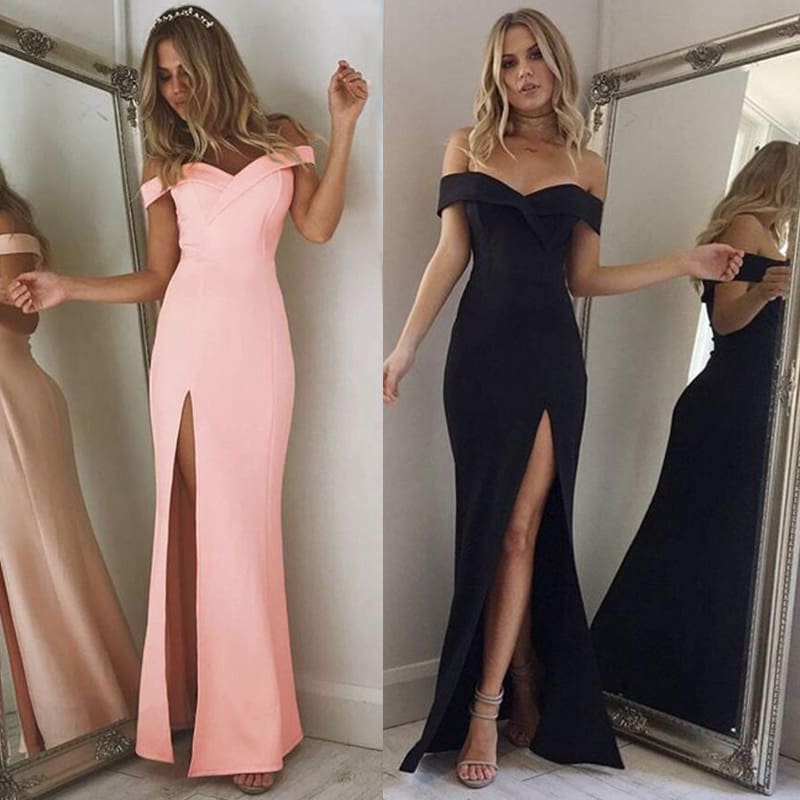 New Womens Evening Party Holiday Beach Long Dresses Summer Dress