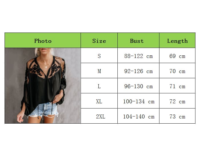 2019 Fashion Women Summer Lace Casual Tops Sexy Ladies Hollow Long Sleeve Blouse Shirt Costume Holiday Summer Clothes