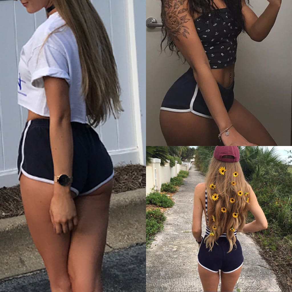 Fashion Stretch Waist Casual Shorts Woman High Waist Shorts Summer Beach Sexy Short Ladies Clothing