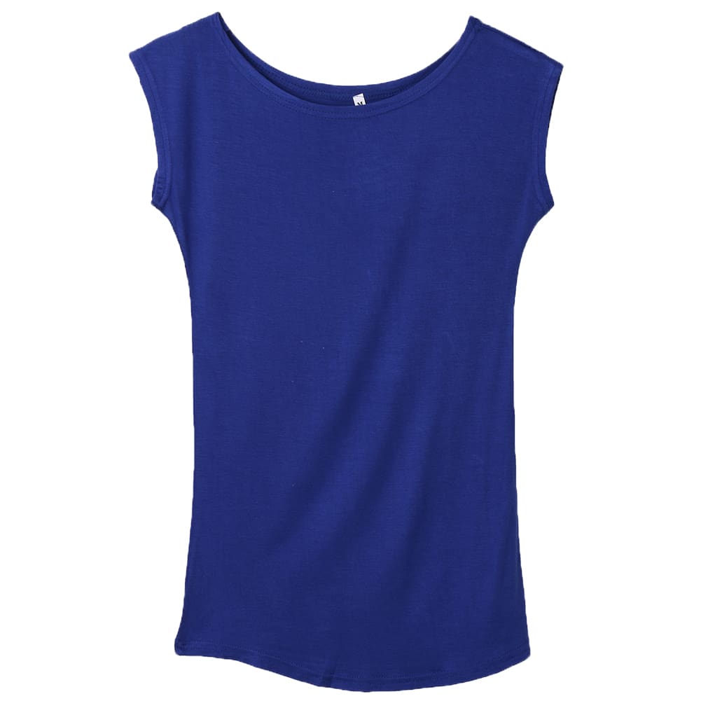 2019 Girls Womens Neck Sleeveless Long T-Shirts Modal Tops Basic Solid White Black Blue Gray Tee Shirt Hot