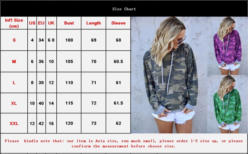 New Women Long Sleeve Hoodie Sweatshirt and Hooded Autumn Winter Ladies Casual Jumper Coat Pullover Tops Streetwear