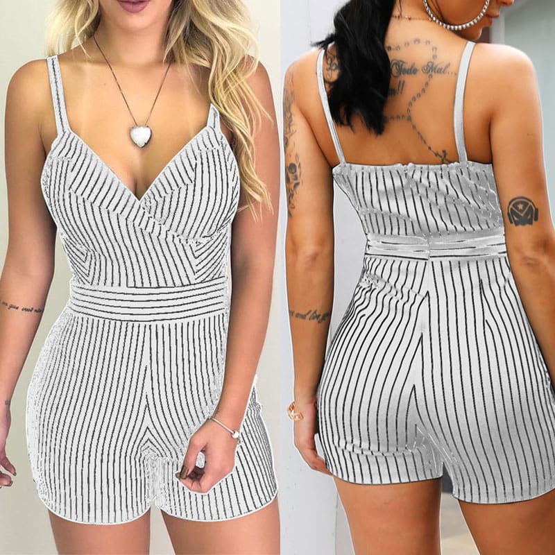 Womens Jumpsuit Sexy Ladies Boho Playsuit Summer Beach Casual Bodycon