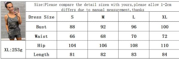 Women Casual Sleeveless Bodycon Romper Ladies Camouflage Jumpsuit Club Tights Bodysuit Short Pants Playsuit