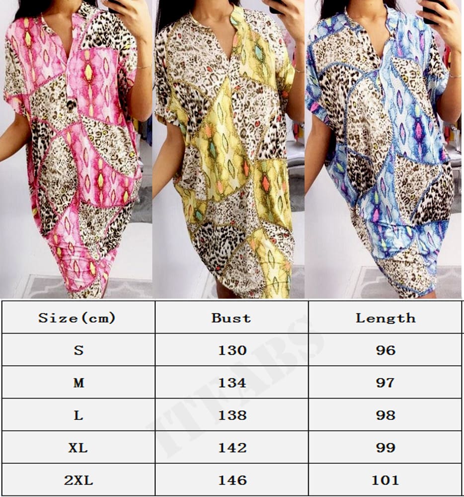 Hot Women Boho Batwing Sleeve Maxi Dress Fashion Floral Summer Beach Ladies Casual Loose Long Sundress New