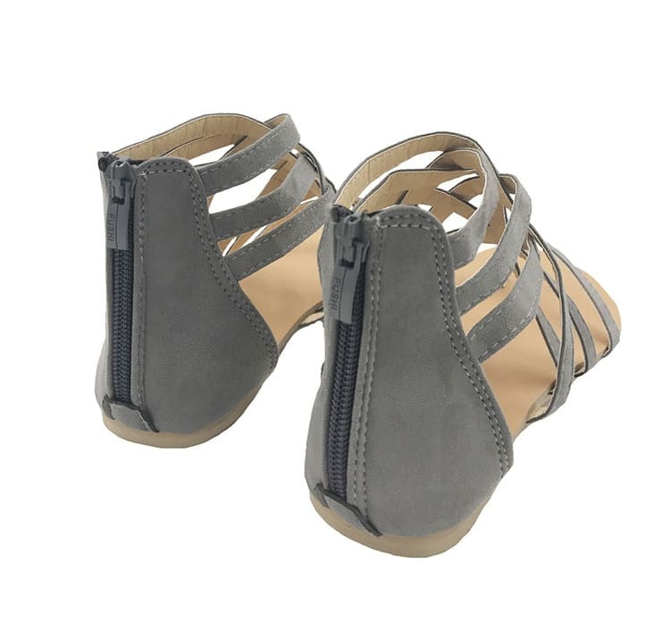 Women Sandals Female Flat Sandals Rome Style Cross Tied Sandals