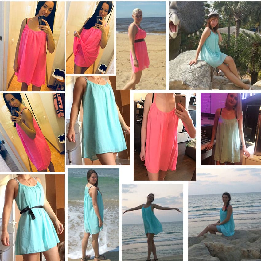 Women Beach Dress Fluorescence Chiffon Voile Women Dresses Plus Size