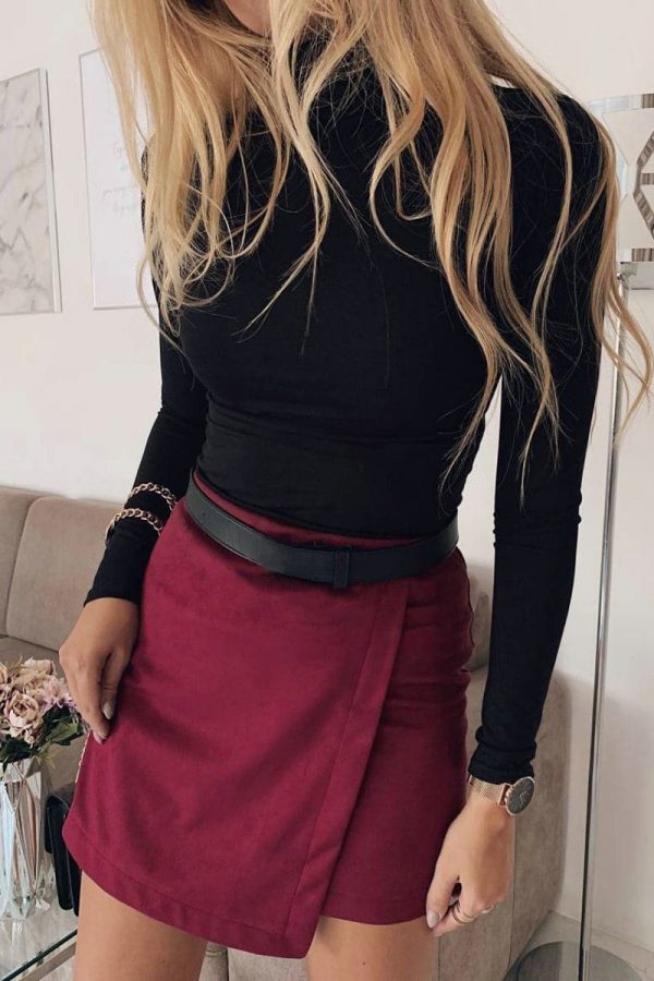 The Best Irregular Lady Skirt Female Summer Solid High Waist A-line Mini Skirt Online - Takalr