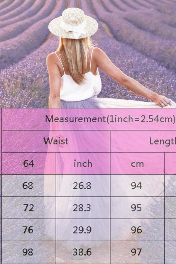 The Best Ladies Elegant Double Mesh Skirts Pleated Long Maxi Dress Skirt Women's Beach Beautiful Lace New Light Purple Wear Online - Takalr