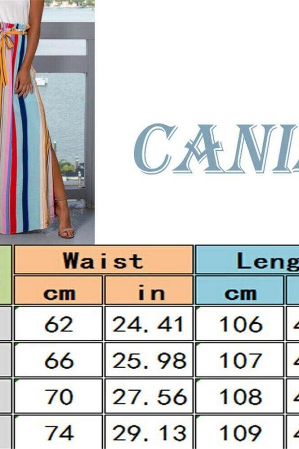 The Best Ladies Fashion Bohemian Skirt Women Long Maxi Full Skirt Indie Folk National Colorful Loose Split High Waist Summer Buttoms Online - Source Silk