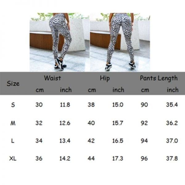 The Best Ladies Leopard Print Pants Women High Waist Fitness Casual Sports Running Gym Workout Athletic Leggings Pants Online - Source Silk