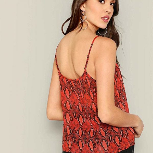 The Best Ladies Summer Beach Casual Camisole Vest Deep V Neck Women Sleeveless Cami Tank Strappy Tops Online - Takalr