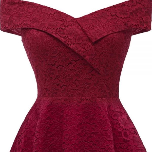 The Best Lente Zomer Vrouwen Hollow Out Party Jurken Vrouwelijke Vintage Jurk Online - Source Silk