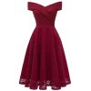 The Best Lente Zomer Vrouwen Hollow Out Party Jurken Vrouwelijke Vintage Jurk Online - Source Silk