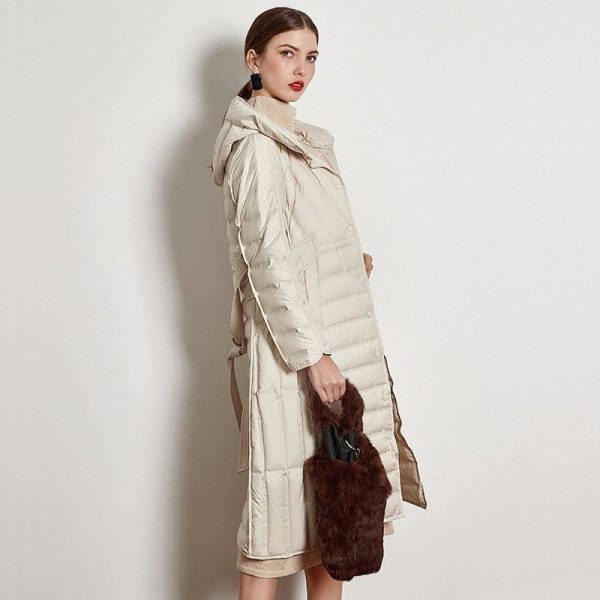 The Best Lightweight Down Jacket Female White Duck Down Coat Winter Coat Online - Takalr