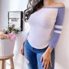 The Best Long Sleeve Slim Fit T Shirt Tops Bodycon Crew Neck Tee Shirt Streetwear Online - Takalr