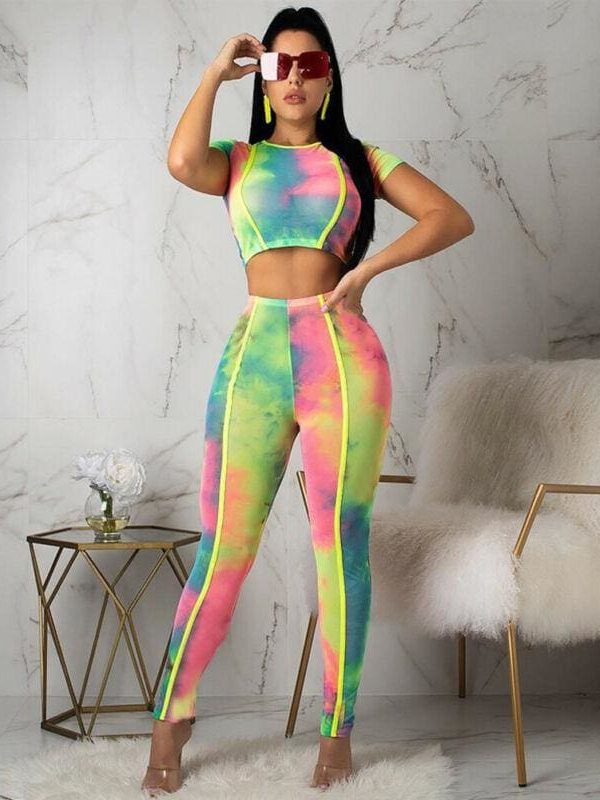 The Best New 2Pcs Outfits Women Sports Workout Bandage Playsuit Tops + Pants Gym Fitness Jumpsuit Rompers Suit Summer Clothes Set Online - Source Silk