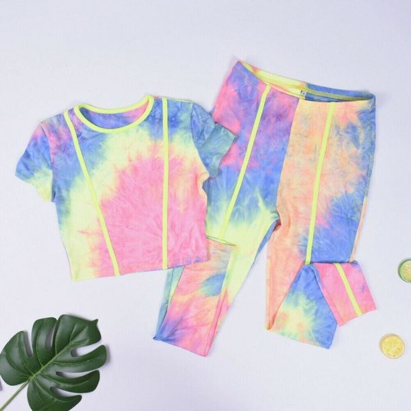 The Best New 2Pcs Outfits Women Sports Workout Bandage Playsuit Tops + Pants Gym Fitness Jumpsuit Rompers Suit Summer Clothes Set Online - Source Silk