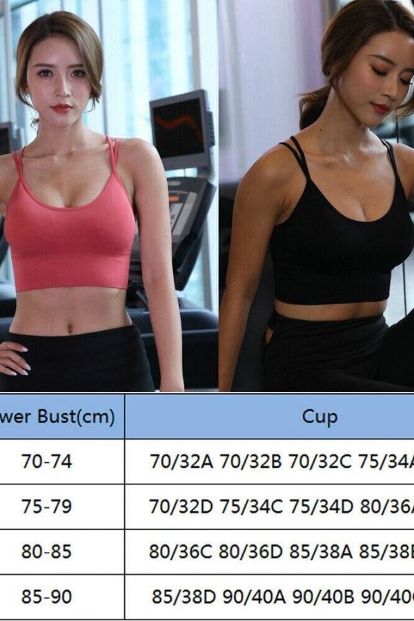 The Best New Casual Women Sport Fitness Stretch Workout Short Tank Top Soft Seamless Racerback Padded Sports Bra Online - Source Silk