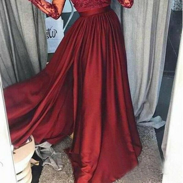 The Best New Elegant Women Bridesmaid Wedding Sleeveless Long Skirt Sexy Ladies Evening Party Prom Gown Full Formal Skirt Online - Source Silk