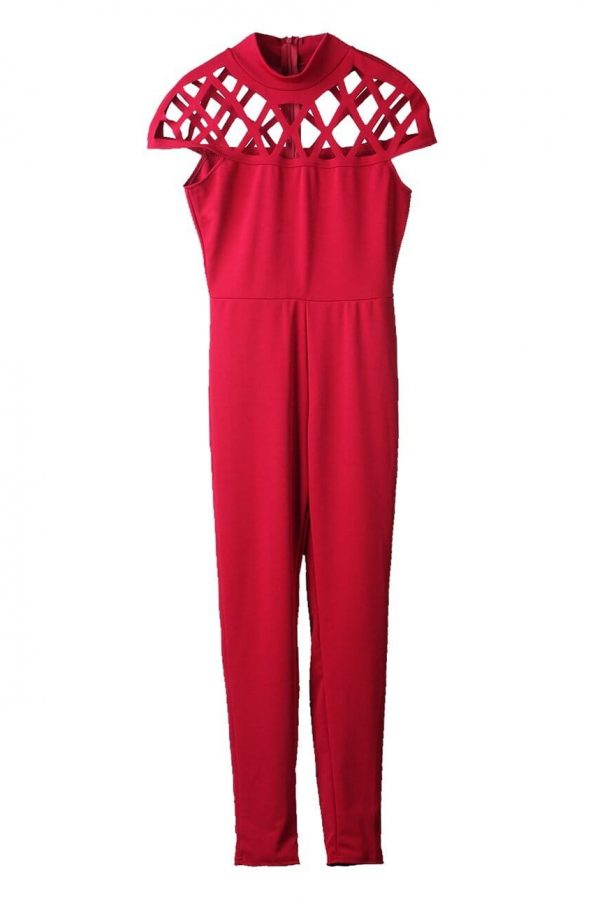 The Best New Fashion Women Casual Short Sleeve Hollow Out Jumpsuits Bodysuit Romper Jumpsuit Long Pants Online - Source Silk