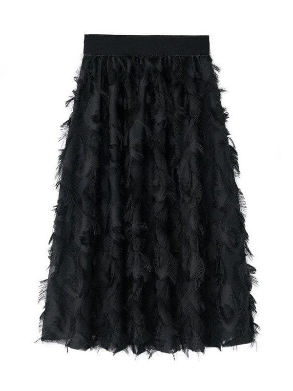 The Best New Fashion New Women Ladies Elastic High Waist Mesh Tulle Tutu Skirt Feather Princess Party Bouffant Skirts Online - Source Silk