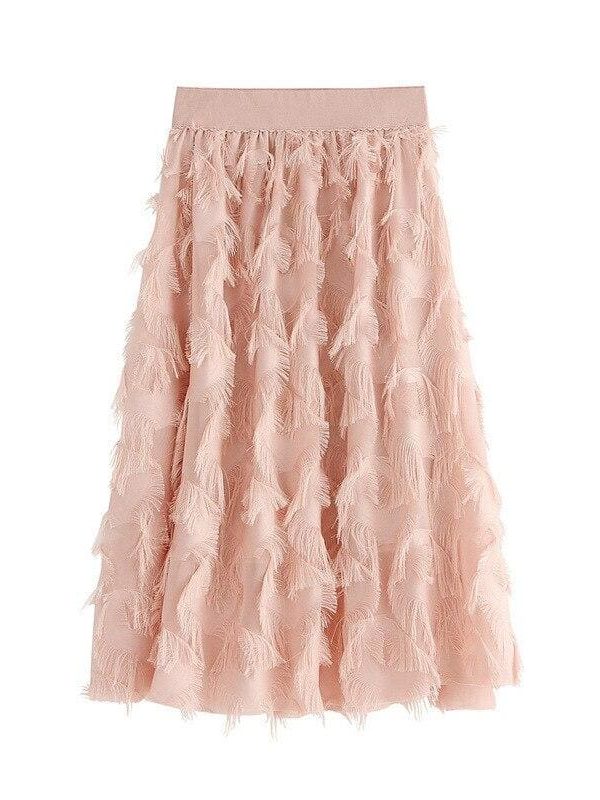 The Best New Fashion New Women Ladies Elastic High Waist Mesh Tulle Tutu Skirt Feather Princess Party Bouffant Skirts Online - Source Silk