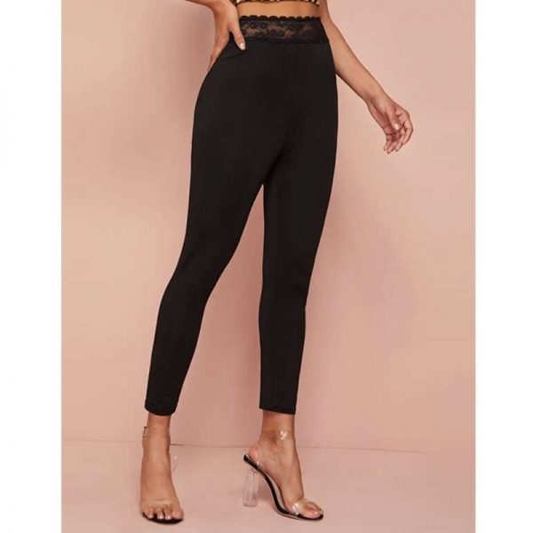 The Best New Fashion Women's High Waist Casual Pants Sports Skinny Fitness Gym Stretch Leggings Trousers Athletic Pants Online - Source Silk