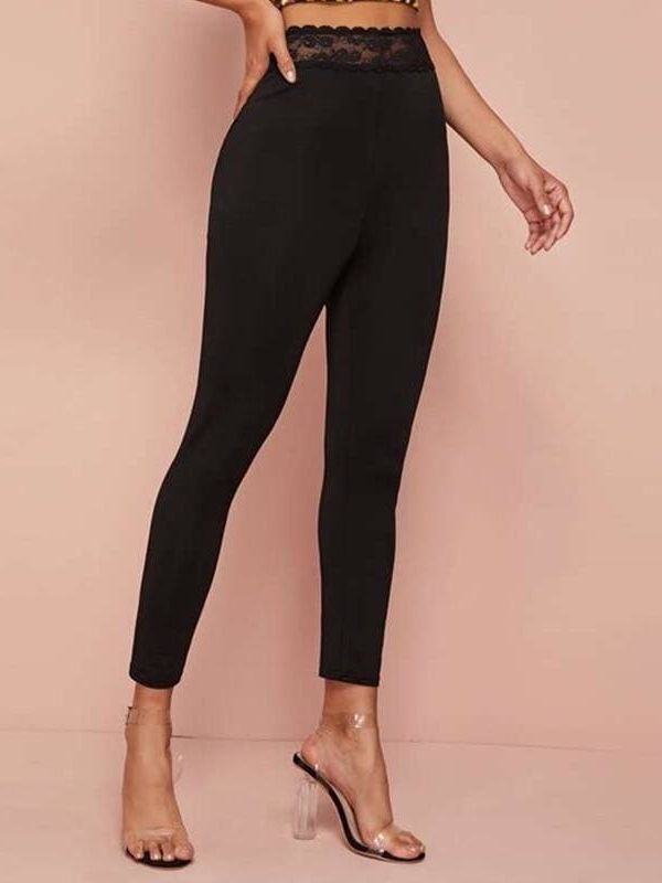 The Best New Fashion Women's High Waist Casual Pants Sports Skinny Fitness Gym Stretch Leggings Trousers Athletic Pants Online - Source Silk