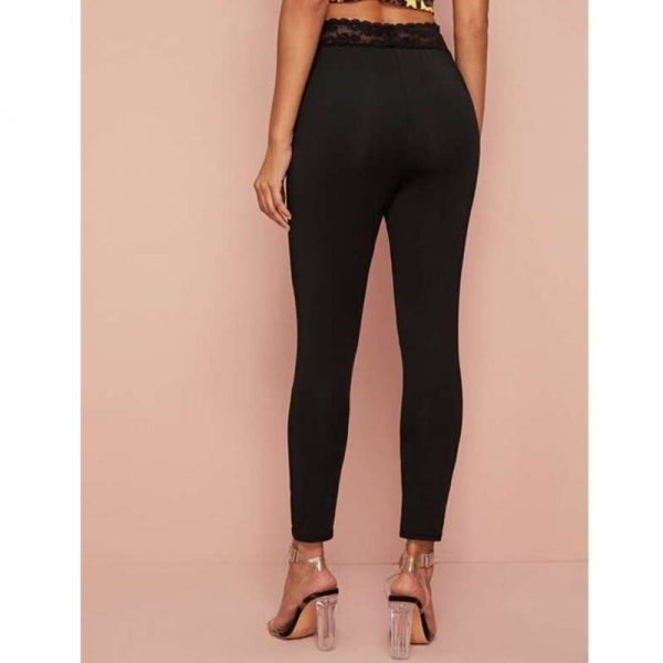 The Best New Fashion Women's High Waist Casual Pants Sports Skinny Fitness Gym Stretch Leggings Trousers Athletic Pants Online - Source Silk