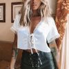 The Best New Fashion Women's Lace Silk Satin Short Sleeve White Casual Crop Top Shirts Summer Sexy Ladies Blouses Tee Tops Online - Source Silk