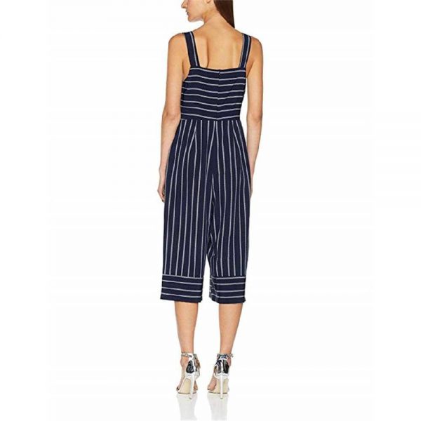 The Best New Summer Women Ladies Striped Wide Leg Jumpsuits Ladies Casual Rompers Sling Playsuit Long Pant Trousers Holiday Clothes Online - Takalr