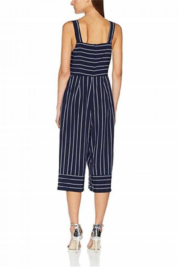 The Best New Summer Women Ladies Striped Wide Leg Jumpsuits Ladies Casual Rompers Sling Playsuit Long Pant Trousers Holiday Clothes Online - Takalr